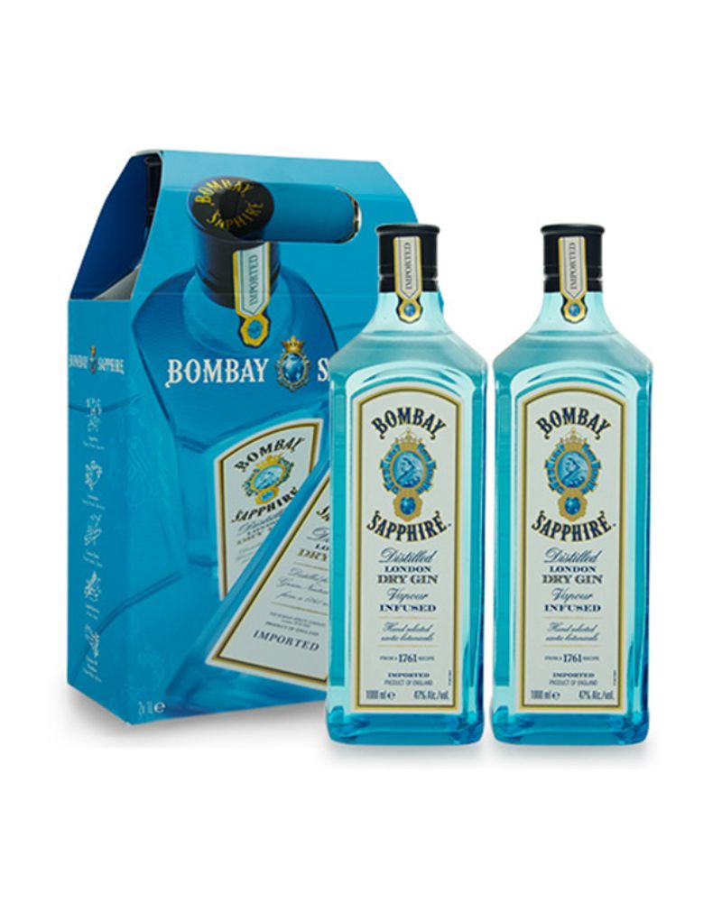 Bombay Sapphire Gin 2 x 1L