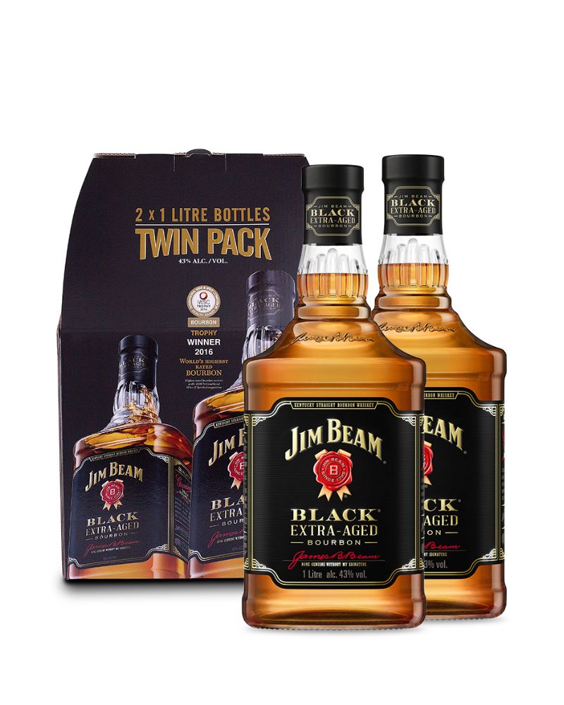 Jim Beam Black Label Bourbon 2x1L