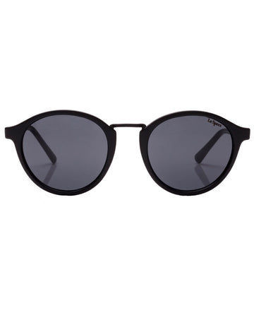 Le Specs Paradox Matte Black Sunglasses / Smoke Lenses Lsp170209