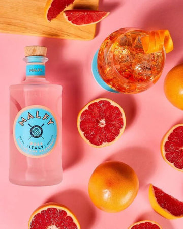 Malfy Gin Rosa Sicilian Pink Grapefruit Gin 1L