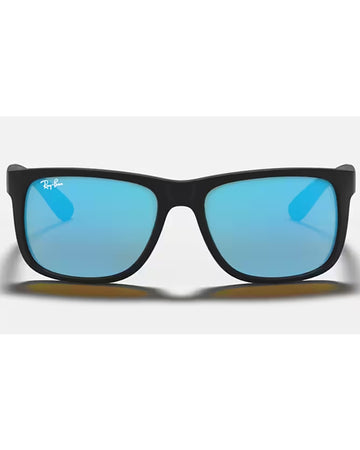 Ray-Ban RB4165 622/55 55M Black Rubber/Green Mirror Blue Uni-sex Sunglasses