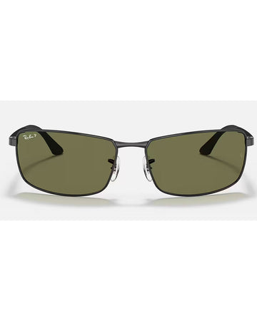 Ray-Ban RB3498 002/9A-61 Black / Green Polarised Lenses