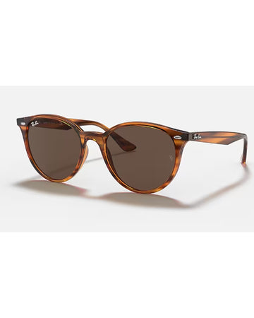 RB4305 Sunglasses in Striped Red Havana and Brown