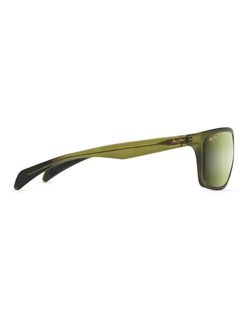 Maui Jim Makoa HT804-15M Matte Translucent Khaki Green / Maui HT Polarised Lenses