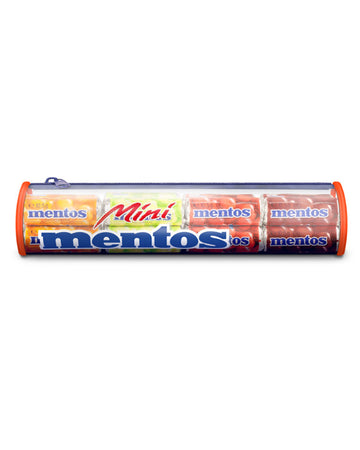 Mentos Pencil Case with Mini Mentos Rolls 168g | Tasko Sweets