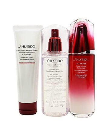 Shiseido Ultimune 3.0 Defend Care Set ( Utm 100Ml + Cleansing Foam 125Ml + Softener 150Ml)