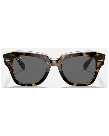 RAY-BAN RB2186 UNISEX state street-havana on transparent brown