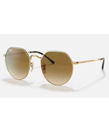 Sunglasses Ray-Ban Jack Polished Gold RB3565 001/51 53-20 Large Gradient