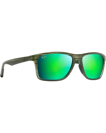Maui Jim Onshore GM798-15C Olive Stripe Fade / MauiGreen Polarised Lenses