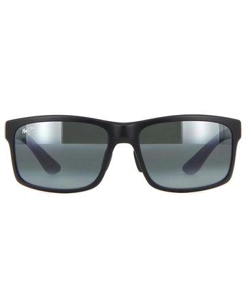 Maui Jim Pokowai Arch 439-2M Matte Black / Neutral Grey Polarised Lenses