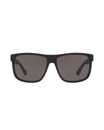 Gg0010s-001 58 Sunglass Man Acetate Black-black-grey