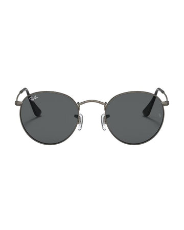Ray-ban 0rb3447 Round Metal Antique Gunmetal 53 Mens