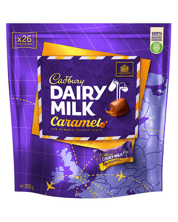 Cadbury Dairy Milk Caramel Chunks Classic Pouch 300g