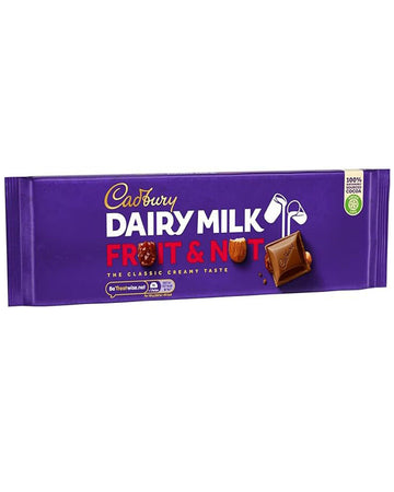 Cadbury Dairy Fruit &amp; Nut Chocolate Bar 300g
