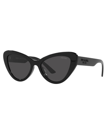 Prada PR 13YS 1AB5S0 52 Black Sunglasses