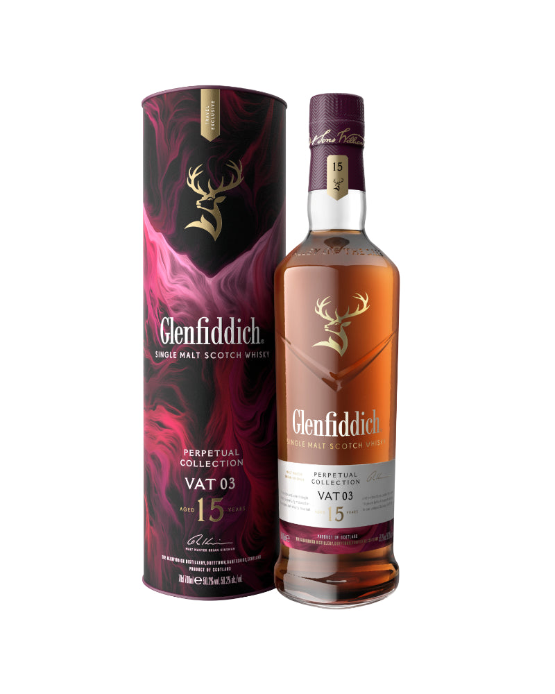 Glenfiddich Perpetual Collection Vat 3 15y Single Malt Scotch Whisky 50.2% 0.7L gift pack