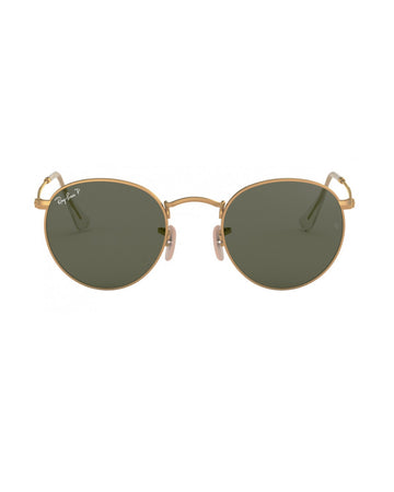 Ray-Ban Round Metal RB3447 112/58 50 - Matte Arista / G-15 Green Polarized