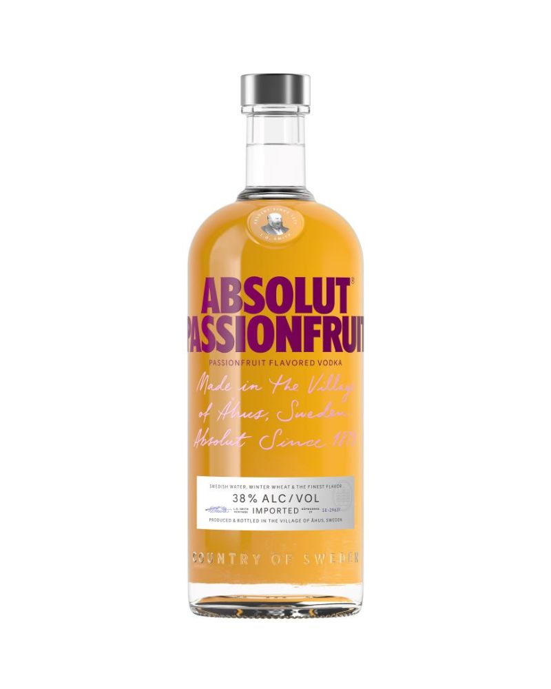 Absolut Passionfruit Flavoured Vodka 1L