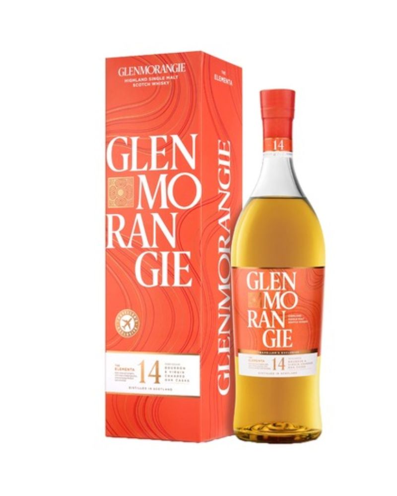 Glenmorangie The Elementa 14y Highland Single Malt Scotch Whisky 1L Gift Pack
