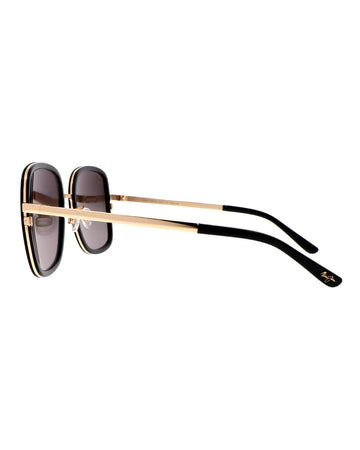 unglasses Maui Jim Pua GS865-02 55-21 Black and Gold
