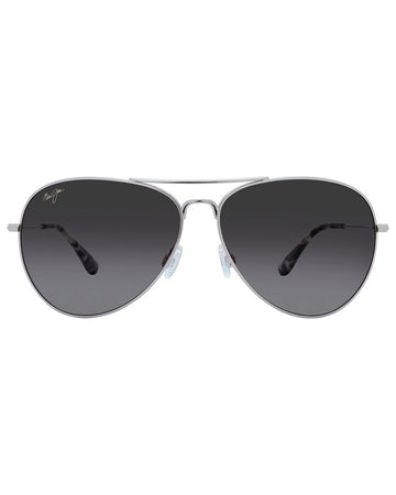 Maui Jim Mavericks GS264-17 Silver / Neutral Grey Polarised Lenses