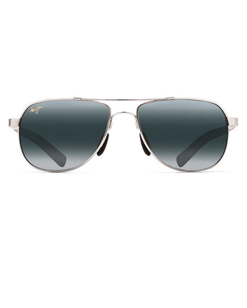 Maui Jim Guardrails 327-17 Silver / Neutral Grey Polarised Lenses