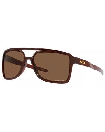 Oakley Castel Men's Sunglasses Rootbeer Frame Prizm Bronze Lens 63-12-133 Casual