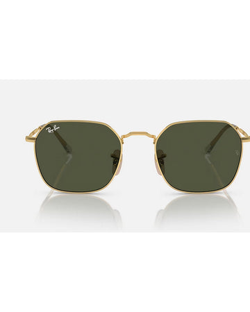 JIM Sunglasses in Gold and Green - RB3694