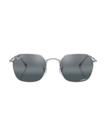 Ray-ban 0rb3694 9242g6 Jim Silver Dark Blue Mirror 55 U