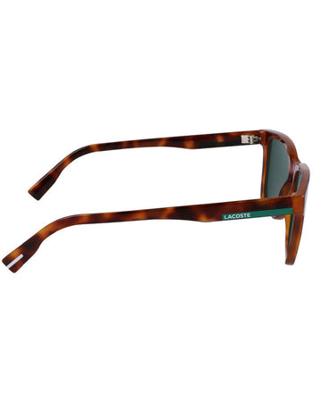 Lacoste L987S Sunglasses Men Tortoise Square 53mm New &amp; Authentic
