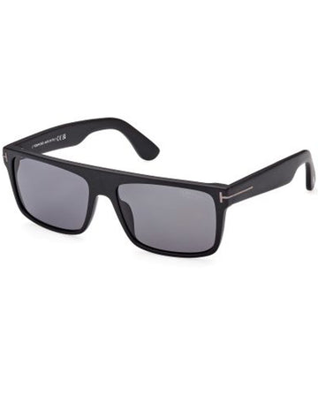 Tom Ford FT0999 N 02D Plastic Matte Black Smoke Polarized 58 mm Men's Sunglasses