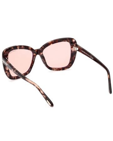 TOM FORD FT 1008 MAEVE - 55Y COLOURED HAVANA | SUNGLASSES WOMAN