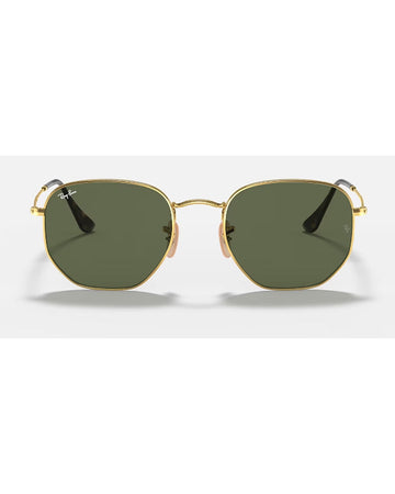 HEXAGONAL FLAT LENSES Sunglasses in Gold (size 54)
