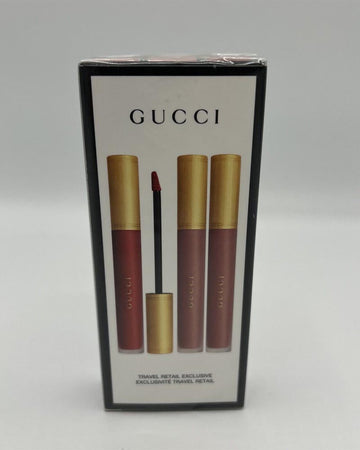 Gucci Liquid Matte Lip Color Liquid Lipstick Transfer Proof 3 Pack 25, 114 & 208