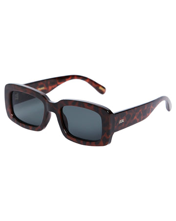 LOCAL SUPPLY AKL POLARIZED POLISHED TORT/DARK GREY SUNGLASSES