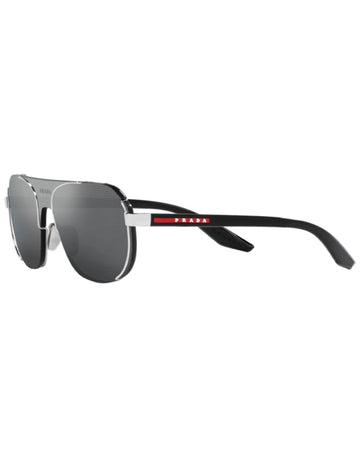 PRADA LINEA ROSSA PS 53YS - 1BC07U SILVER | SUNGLASSES MAN