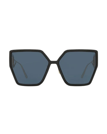 Dior Woman Cd40034u Metal 01v Shiny Black/blue 61 F