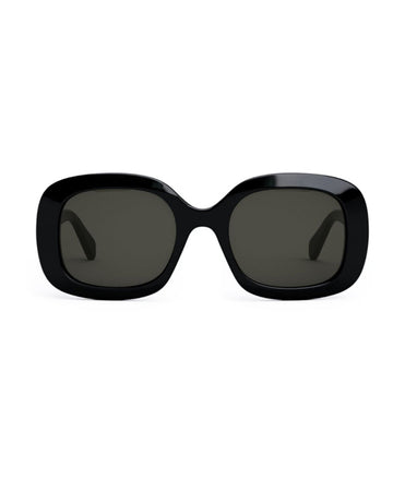 CELINE CL40262U Shiny Black/Grey 53 Frame Shape: Butterfly