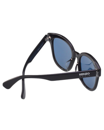 Kz40156f@5401v# Acetate Shiny Black/blue 54 F