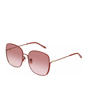 Chloe Women's Sunglasses CH0170SA 004 61mm Brown Red Metal