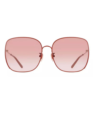 Chloe Women's Sunglasses CH0170SA 004 61mm Brown Red Metal