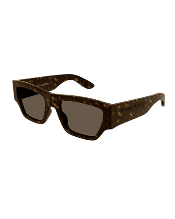 ALEXANDER MCQUEEN AM0393S 002 tortoise brown