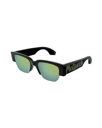 ALEXANDER MCQUEEN AM0405S - 002 BLACK | SUNGLASSES UNISEX