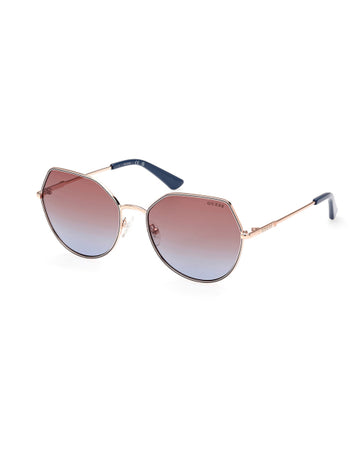 GU7867 Sunglasses Shiny Rose Gold - Guess