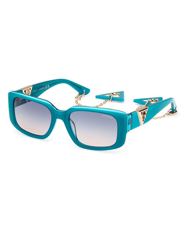 Guess GU7891 BLUE/BLUE SHADEDEARRINGS 53/18/140 unisex Sunglasses