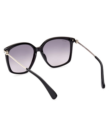 MAX MARA MM 0055 JEWEL3 - 01B SHINY BLACK | SUNGLASSES WOMAN