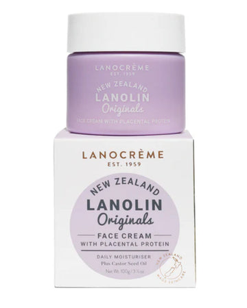 Lanocreme Lanolin Originals Face Cream with Placental Protein 100g