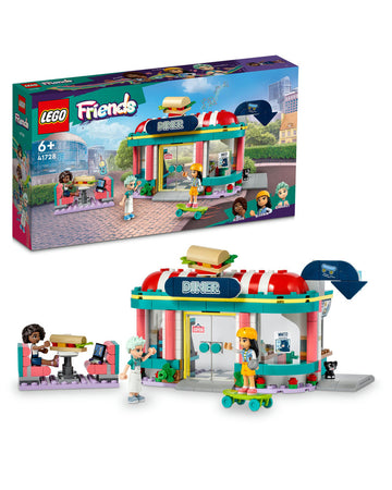 LEGO® Friends Heartlake Downtown Diner 41728 Building Toy Set (346 Pieces)