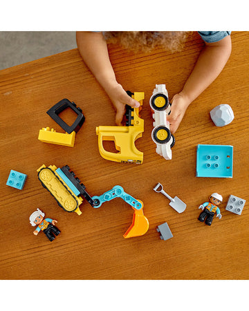LEGO® DUPLO® Construction Truck &amp; Tracked Excavator 10931 Building Toy (20 Pieces)