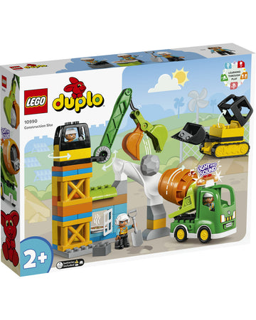 LEGO® DUPLO® Town Construction Site 10990 Building Toy Set (61 Pieces)